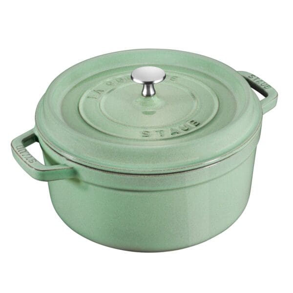 staub stoebejernsgryde 24 cm salvie groen 1008650 61163 1