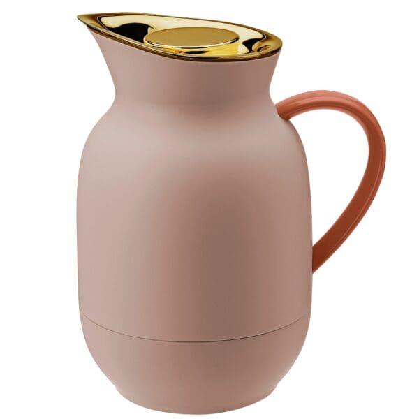 stelton amphora termokande 1 liter kaffe soft peach 221 2 48803 1