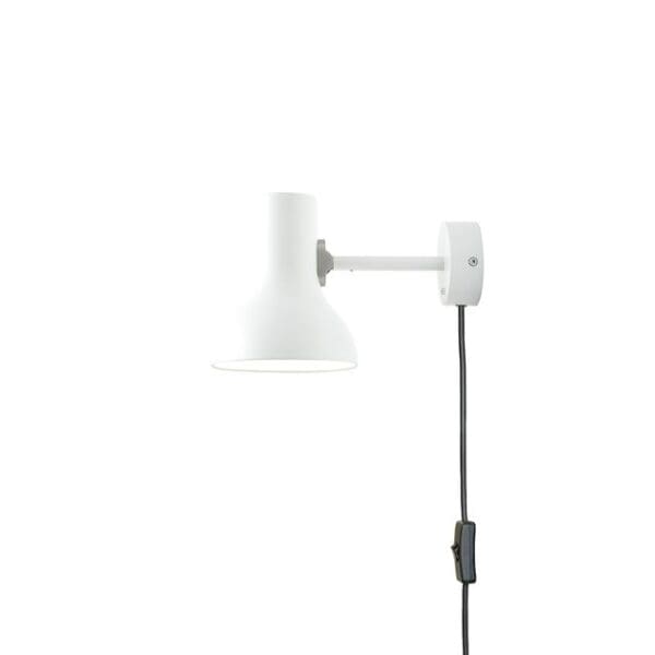 type 75 mini wall light w cable alpine white 1