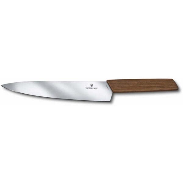 victorinox swiss modern kokkekniv med skaefte i valnoeddetrae 22cm 6 9010 22g 26283 1