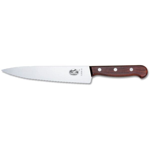 victorinox takket kokkekniv med rosentraeskaefte 5 2030 22 26287 1