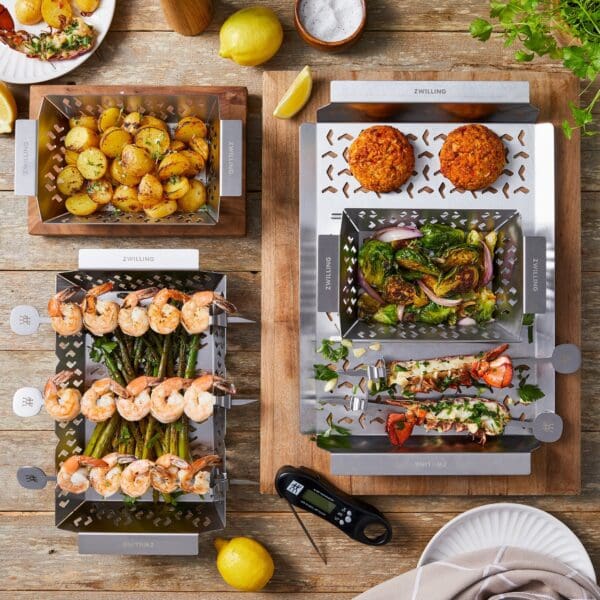 zwilling bbq rektangulaer grillkurv 1026136 61170 3