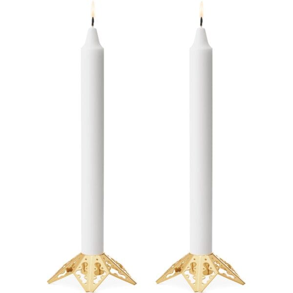 georg jensen 2022 lysestage 2 stk guld 10020134 54279 1