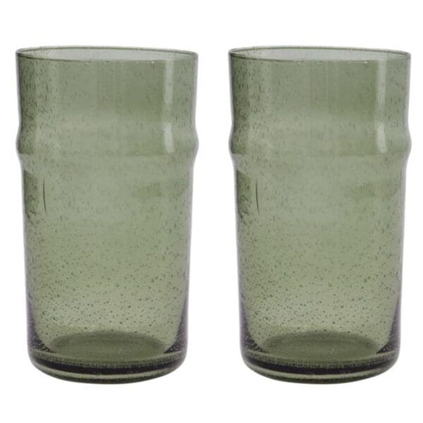 house doctor rain glas 14 cm 2 pak groen 262681014 60314 1