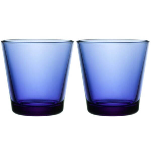 iittala kartio drikkeglas 21 cl ultramarineblaa 2 stk 1062693 58939 1