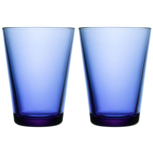 iittala kartio drikkeglas 40 cl ultramarineblaa 2 stk 1062692 58940 1