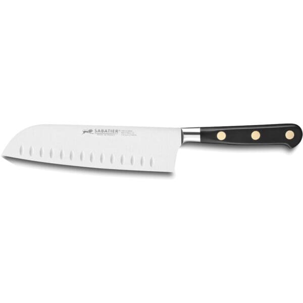 sabatier lion santokukniv olivslipad 18 cm svart 714780 30834 1