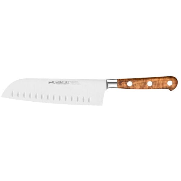 sabatier lion santokukniv olivtraehandtag 18 cm 834785 30835 1