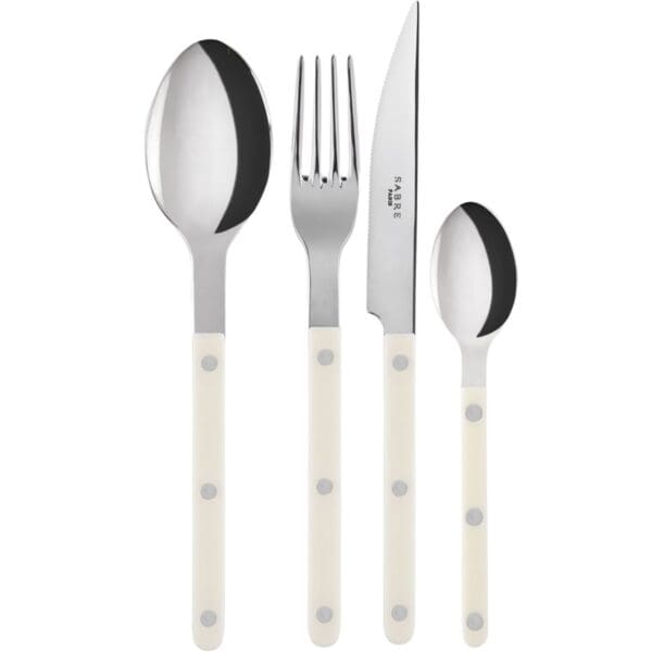 sabre paris bistrot solid bestiksaet 4 dele ivory 2346 033 0002 62653 1