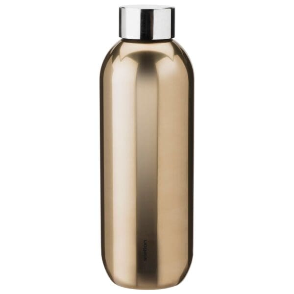 stelton keep cool drikkeflaske 0 6 liter dark gold 355 16 52094 1