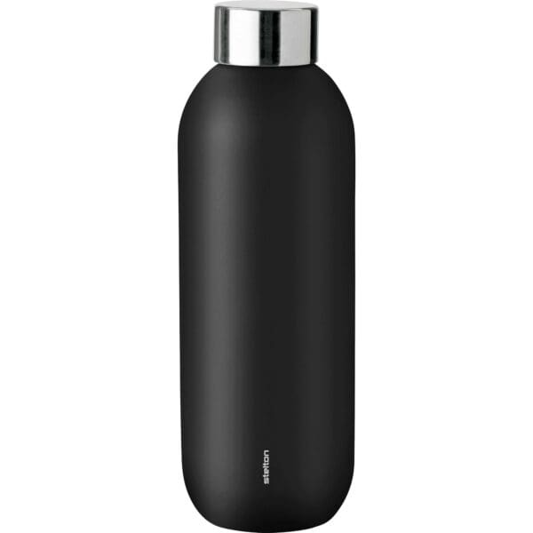 stelton keep cool drikkeflaske 0 6l sort 355 3 43478 1