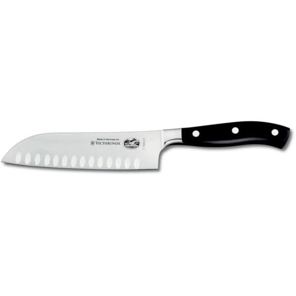 victorinox grand m itre olivenslebet santokukniv i sort 17 cm 7 7323 17g 26219 1