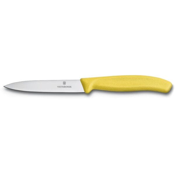 victorinox groentsags og skraellekniv med nylonhaandtag i gul 10 cm 6 7706 l118 26228 1